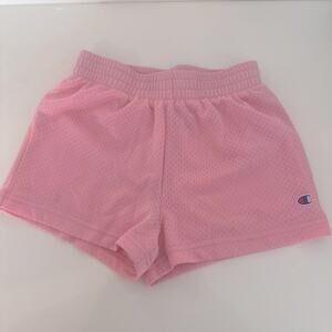 Champion pink  Mesh Lined girls Shorts size 6 kids play wear pink shorts new